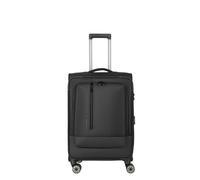 Travelite Crosslite 5.0 4 ruedas Carrito M 66 cm con pliegue de expansión negro