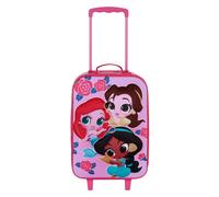 Maleta trolley 3D Flowers Princesas Disney 52cm