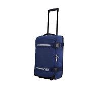 Maleta Trolley Cabina Flexible Vida VT607,2 Ruedas Multi Correas de sujeción, Azul Chiné (Jeans), S-cabine 55x32.5x20cm -34L, maleta suave bolsa de viaje