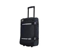 Maleta Trolley Cabina Flexible Vida VT607,2 Ruedas Multi Correas de sujeción, Negro (Balck), S-cabine 55x32.5x20cm -34L, maleta suave bolsa de viaje