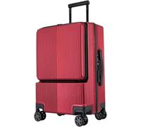 Maleta Trolley de Aluminio con Ruedas for Viajes de Negocios, Incluye Compartimento for portátil(Aluminium Frame8,26inch)