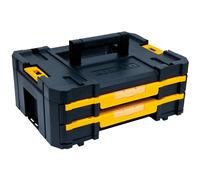 Maleta Tstak IV DEWALT DWST1-70706 Doble Cajón Puerta Bisutería Bolsa