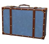 Maleta Vintage, Maleta Retro para Almacenamiento y decoración - Caja organizadora de Equipaje Vintage para Ropa y Accesorios de fotografía