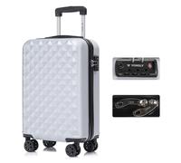 Maleta YONSLY de 20/24/28 Pulgadas con Candado TSA y 4 Ruedas Silenciosas de 360° ° Bolsa de malla enrollable de alta calidad con doble cremallera YKK, maleta grande para niñas, tallas M/L/XL Dark gra