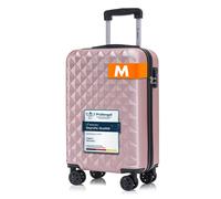 Maleta YONSLY de 16/20/24/28 Pulgadas con 4 Ruedas 360 ° Maleta de viaje con cerradura de combinación, asa de goma suave, tipo trolley, equipaje de mano, maleta rígida grande, almacén alemán Dark Gray
