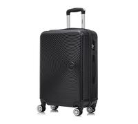 Maleta YONSLY negra de carcasa rígida de 20/24/28 pulgadas, ligera, con ruedas giratorias de 360 grados. ° Maleta de mano con ruedas giratorias, cerradura de combinación, compartimento de malla, asa Y