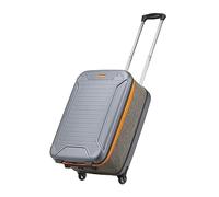 Maletas con ruedas, carro plegable, bolsa de viaje para viajes de negocios, bolsa de viaje de negocios ligera, equipaje de moda simple, equipaje fácil de transportar (color: naranja, tamaño: 20