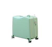 Maletas De Cabina Equipaje Lindo Equipaje De Embarque De Gran Capacidad Maleta con Cerradura De Combinación Resistente Al Desgaste Maleta con Cerradura (Color : Grün, Size : 20 in)