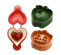 Maletas de mano para hornear, 3 piezas Easy Release Baking para galletas, Halloween Fall Supplies Meat Fried Egg Home