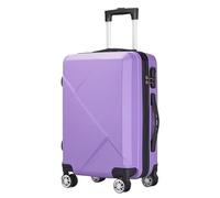 Maletas de Viaje Continúe El Equipaje Hardcase Suitacse con La Maleta Ligera De Hardshell De Las Ruedas del Hilandero Mala Viagem Cabine (Color : Purple, Size : 24in)