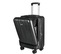 Maletas de Viaje El Estuche Rígido Recargable De Las Maletas del Equipaje con USB Continúa El Equipaje Comprobado Maleta del Equipaje Mala Viagem Cabine (Color : A, Size : 20inch)