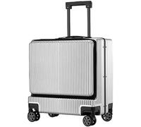 Maletas de Viaje Equipaje De Mano Apertura Frontal Cerradura De Combinación Maleta De Embarque Equipaje Facturado Mala Viagem Cabine (Color : A, Size : 18 Inch)