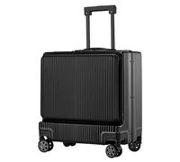Maletas de Viaje Equipaje De Mano con Apertura Frontal Maleta De Embarque con Cerradura De Combinación TSA Ajustable Mala Viagem Cabine (Color : A, Size : 18 Inch)