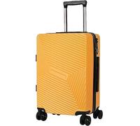 Maletas de Viaje Equipaje Portátil con Ruedas Giratorias Equipaje De Mano Maleta con Cierre TSA Resistente A Caídas Mala Viagem Cabine (Color : Yellow, Size : 20 in)