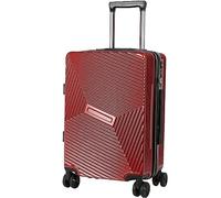 Maletas de Viaje Equipaje Portátil con Ruedas Giratorias Equipaje De Mano Maleta con Cierre TSA Resistente A Caídas Mala Viagem Cabine (Color : Rot, Size : 24 in)