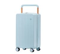 Maletas de Viaje Maleta con Contraseña De Gran Capacidad para Mujer, Maleta A Prueba De Agua ABS con Ruedas Universales para Hombre Mala Viagem Cabine(Color:B,Size:24inch)