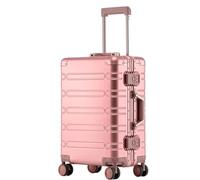 Maletas de Viaje Maleta con Ruedas De Aleación De Magnesio Y Aluminio, Resistente A La Abrasión, Ligera Y Silenciosa Mala Viagem Cabine (Color : D, Size : 20")