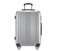 Maletas de Viaje Maleta De Seguridad De Equipaje De Mano Ligera De Carcasa Dura Equipaje De Almacenamiento De Gran Capacidad Mala Viagem Cabine (Color : Sliver, Size : 20IN)