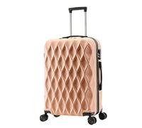 Maletas de Viaje Maletas con Ruedas Contraseña Equipaje De Mano Maleta De Almacenamiento De Gran Capacidad Mala Viagem Cabine (Color : Rosa, Size : 24 in)