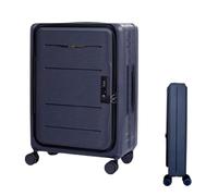 Maletas de Viaje Maletas Plegables, Carrito Ajustable, Equipaje De Mano, Rueda Universal Abierta Frontal Mala Viagem Cabine (Color : A, Size : 24 in)