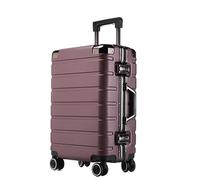 Maletas de Viaje Maletas Ruedas Giratorias De Doble Fila Equipaje Viaje Portátil, Cerradura De Combinación Doble TSA Mala Viagem Cabine (Color : A, Size : 24inch)