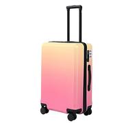 Maletas de Viaje Maletas TSA Candado De Combinación con Ruedas Universales Gradiente Equipaje Estilo California Mala Viagem Cabine (Color : B, Size : 20 in)