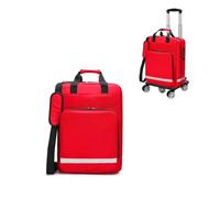 Maletas Grandes Con Ruedas For Emergencias Médicas,Ruedas Silenciosas De Escalada,Herrajes Duraderos,Almacenamiento Científico,Bandas Reflectantes,De Rescate Y Eficiente