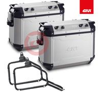 Maletas Lateral Aluminio GIVI Trekker Outback 37L Honda Nc 750 S/X 2016-2020