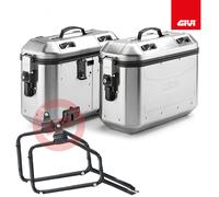 Maletas Lateral GIVI Trekker Dolomiti 36L + Chasis PL684 BMW R1200 GS 2004-2012