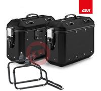 Maletas Lateral GIVI Trekker Dolomiti Negro 36L PL684 BMW R1200 GS 2004-2012