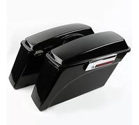 Maletas Laterales Compatible para Harley Davidson Road King Classic (FLHRC/I) 98-13, Negro