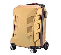 Maletas portátiles Maletas con Ruedas 21 Pulgadas Carrera en Equipaje Creativo Scooter de pc Maleta Dura Impermeable Que Absorbe el Equipaje de los Estudiantes Que Absorbe el alumno para Usar para