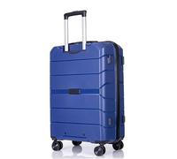 Maletas Viaje Equipaje con Ruedas PP Equipaje Conjuntos Maleta Ligera con Equipaje De Viaje con Cerradura TSA Maleta Equipaje de Mano (Color : Navy, Size : 28in)