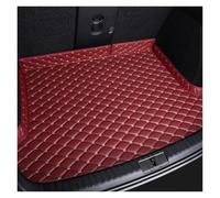 Maletero Alfombra Alfombrillas De Cuero PU Personalizadas para Maletero Coche Alfombra Interior para Peugeot 308SW 5seat 2009-2015 2016 Alfombrilla(Vino Rojo)