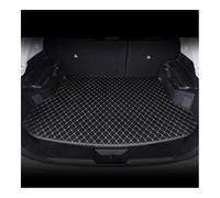 Maletero Alfombra Compatible con Toyota Crown 2010 2011 2012 2013 2014 2015 2016 2017 2018 Esteras para Maletero Coche Personalizadas Cuero PU Alfombra Interior(Black White,2015-2018)