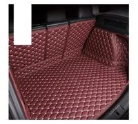 Maletero Alfombra para Peugeot 408 2010-2013 Alfombrilla Cuero Cobertura Total para Maletero Coche Revestimiento Carga Compartimento Alfombrilla(Vino Rojo)