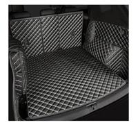 Maletero Alfombra para Peugeot 408 2010-2013 Alfombrilla Cuero Cobertura Total para Maletero Coche Revestimiento Carga Compartimento Alfombrilla(Beige Negro)