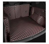 Maletero Alfombra para Peugeot 408 2010-2013 Alfombrilla Cuero Cobertura Total para Maletero Coche Revestimiento Carga Compartimento Alfombrilla(Negro Rojo)