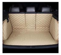 Maletero Estera Alfombrilla Maletero De Coche para Q7 4L MK1 5 Asientos Almohadillas Protectoras Impermeables Cuero Suelo Accesorios Coche Alfombra Maletero(Beige,Full Cover)