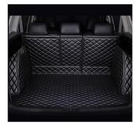 Maletero Estera Alfombrilla Maletero De Coche para Q7 4L MK1 Alfombrillas Cuero Bandeja Carga Protectoras Impermeables para Accesorios Alfombra Maletero(Negro,Full Cover)