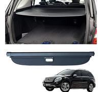 Maletero RetráCtil Cubierta para Mercedes Benz ML W164 ML320 300 350 400 500 2006-2012, Equipaje Estante Trasero, Cargo Protectora Cortina, Trasero Trunk Pantalla