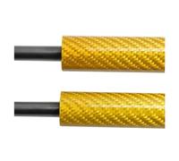 Maletero trasero Amortiguadores De Portón Trasero Varilla De Soporte De Elevación Del Maletero Cilindros Pistón Para Dacia Para Duster HS 2013-2017 SUV(Fibra de carbono amarilla)
