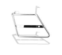 Maleteros y portaequipajes Soporte Lateral para Bolsa De Sillín Izquierda De Motocicleta Compatible para Dax 125 para ST125 (2021-2024) Motocicleta Portaequipajes(Plata)