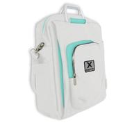 Maletín Approx appNBST15x Nylon Blanco Azul 15.6" Asas Metálicas Multicompartimentos