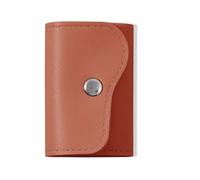 Maletín compacto para técnico de Nails con cierre a presión, 20 ranuras individuales, portabrocas de piel sintética, organizador de herramientas para uñas, maletín