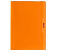 Maletín con goma elástica A4 Color Blocking, Naranja