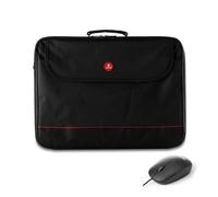 Maletín con ratón 16" Negro, Compacto, diseño ergonómico y Ligero. Ideal para Transportar Dispositivos y Trabajar en Movimiento.