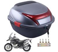 Maletín de almacenamiento para motocicleta, caja de almacenamiento para motocicleta con reflectores grandes, funda impermeable para sombreros, zapatos y otros artículos
