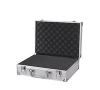 maletín de aluminio con asa Caja de Herramientas portátil aluminio, equipo seguridad, caja herramientas, instrumentos, Maleta, resistente a impactos, con esponja