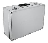 Maletín de AR Carry Box® de aluminio, caja de herramientas vacía; 450 x 320 x 175 mm. Color aluminio/plata